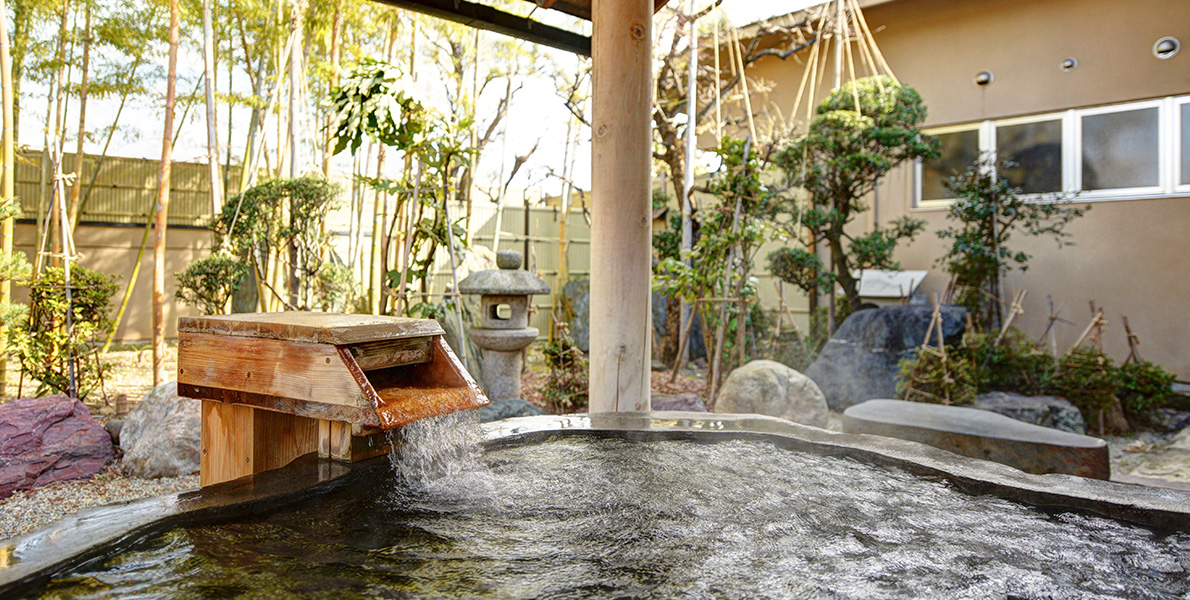 露天風呂の画像