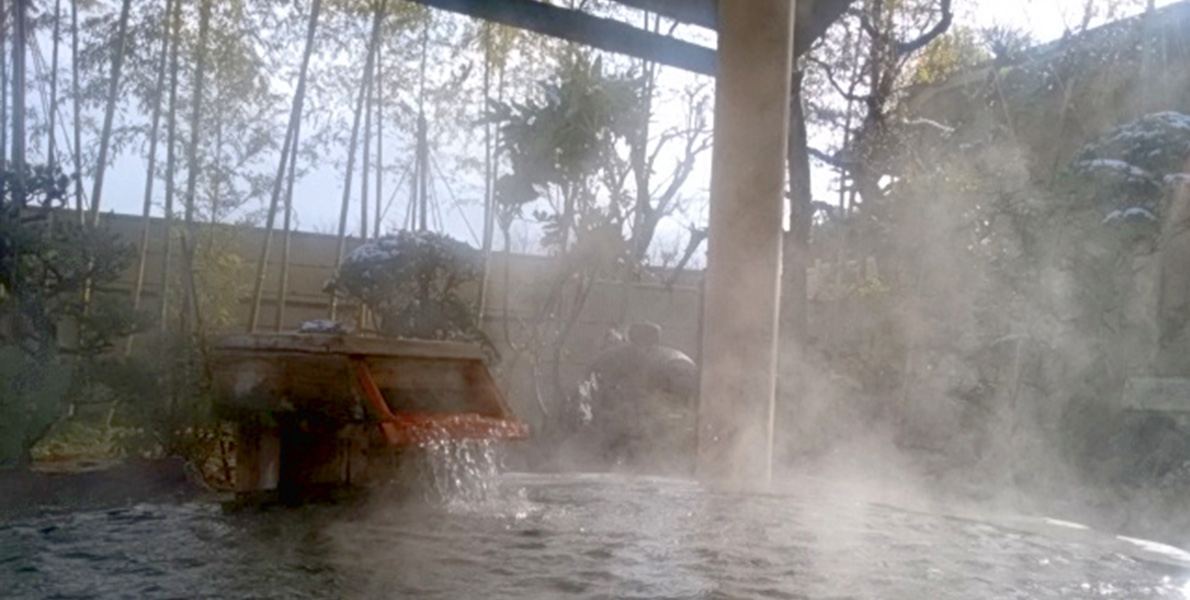 露天風呂の画像