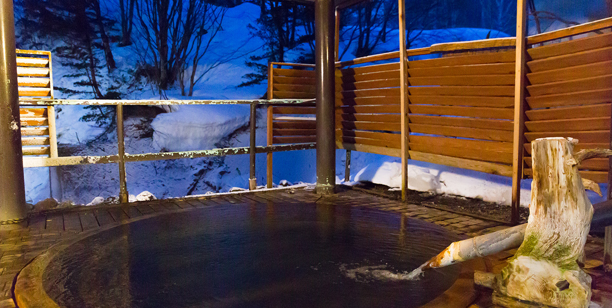 露天風呂の画像