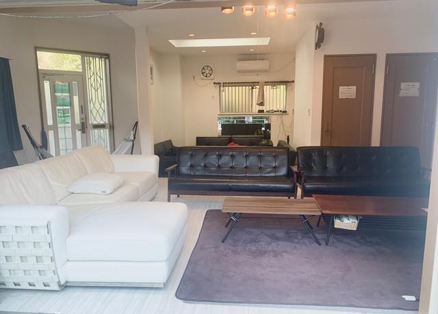 ウッドデッキから