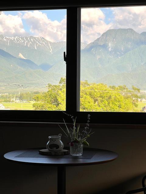 共有リビングからの眺め