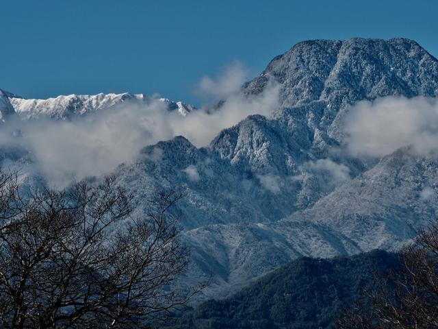 北アルプスの眺めが素晴らしい