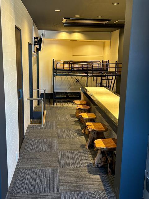 専用の入口と他の宿泊の方と共用の玄関の2カ所の入口があります。