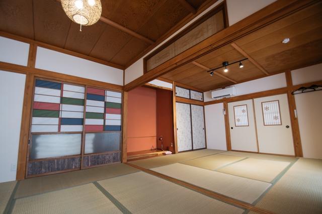 和室14畳　和布団　6セット可