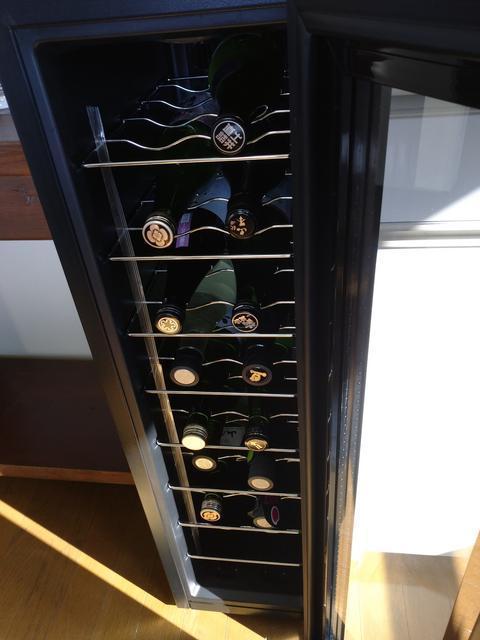 お酒は一部セラーに保管してます。