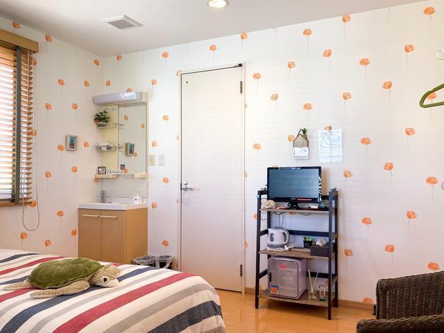 ・水族館の部屋：シンプルで清潔感のあるインテリア