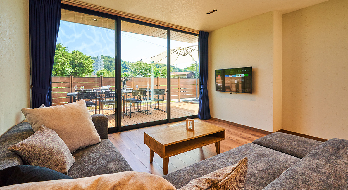 広いリビングに集合！