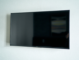 43インチの液晶テレビの画像